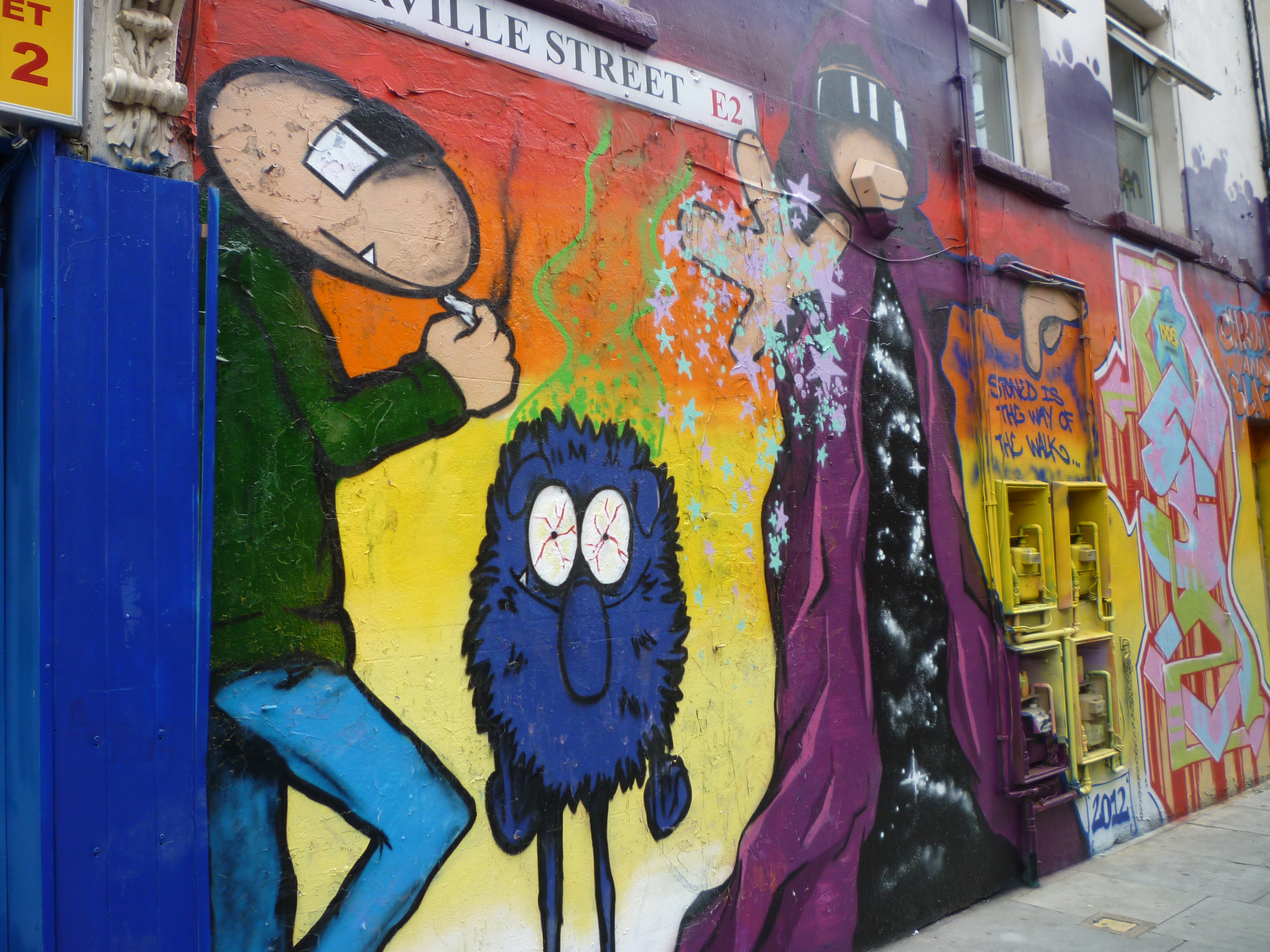 Street Art in London - Monsters 2