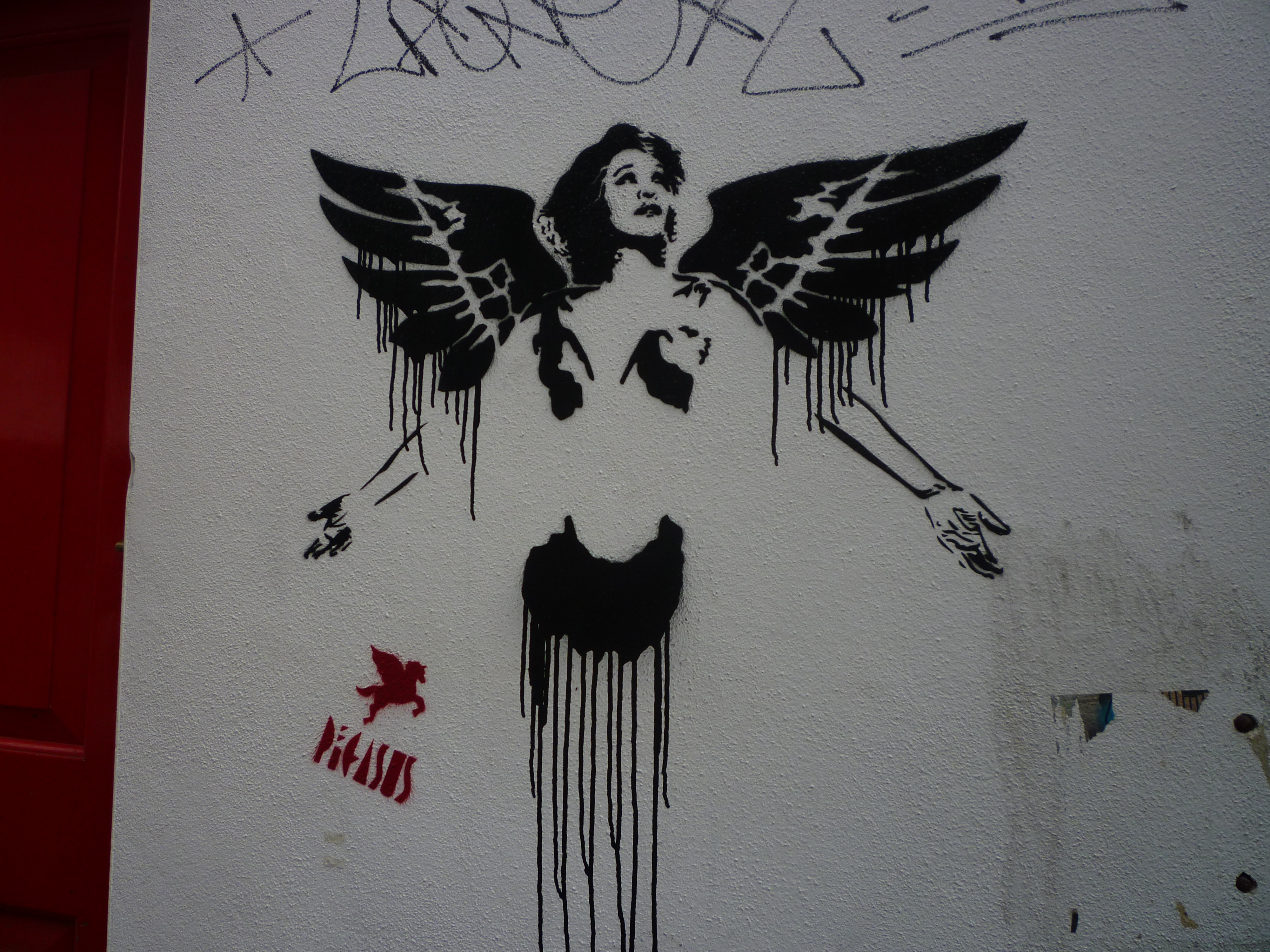 Street Art in London - Pegasus