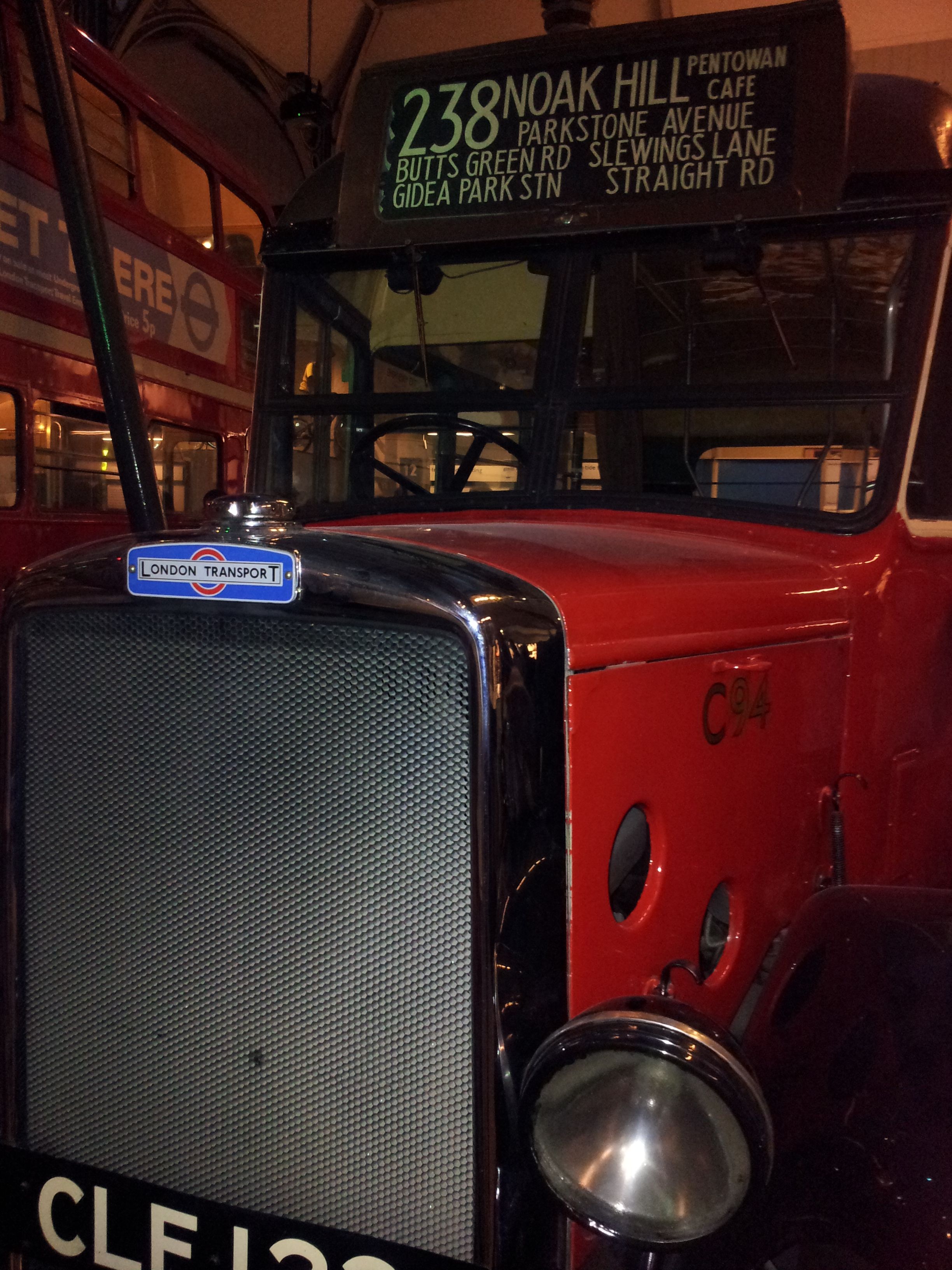 Night at the Museum in London - bus