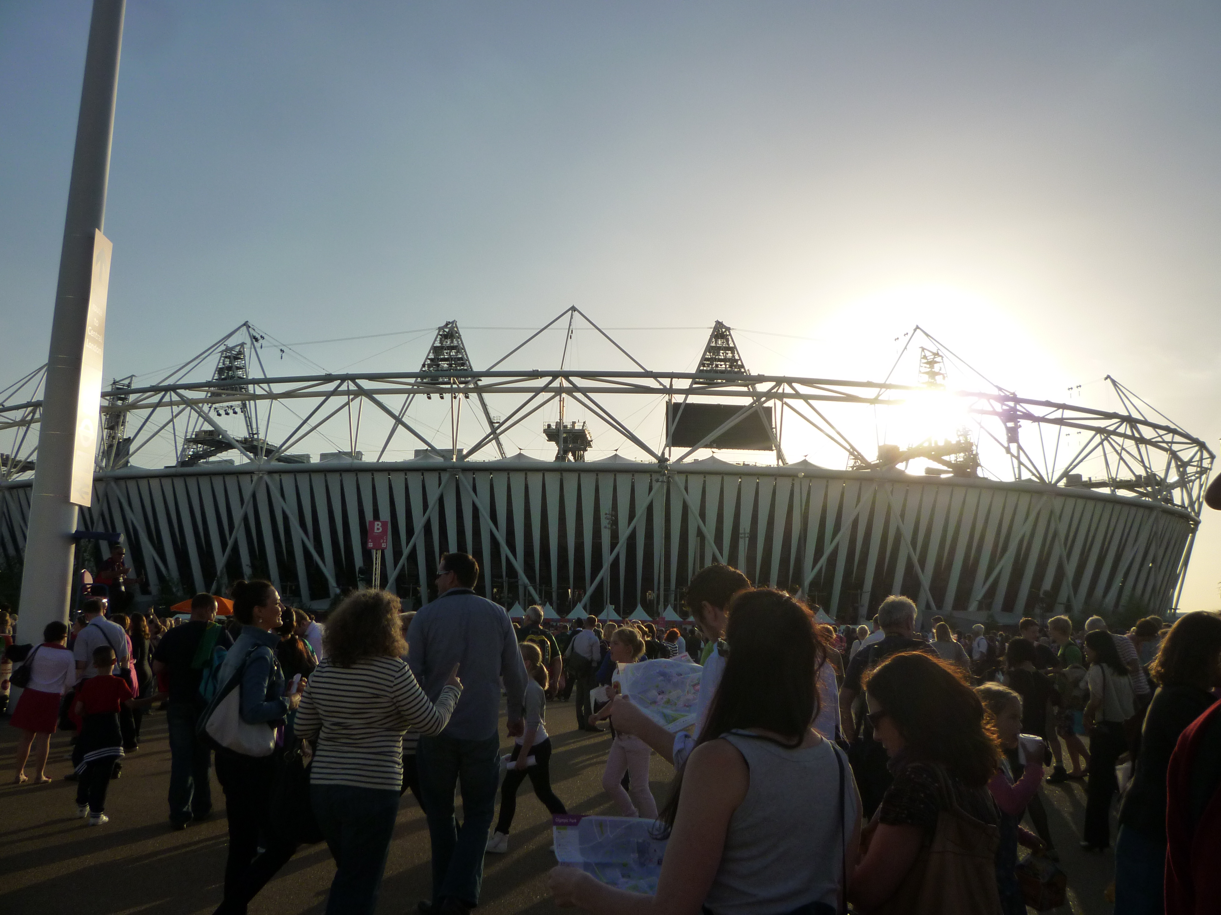 Watching the `Super Humans´- Olympic Park