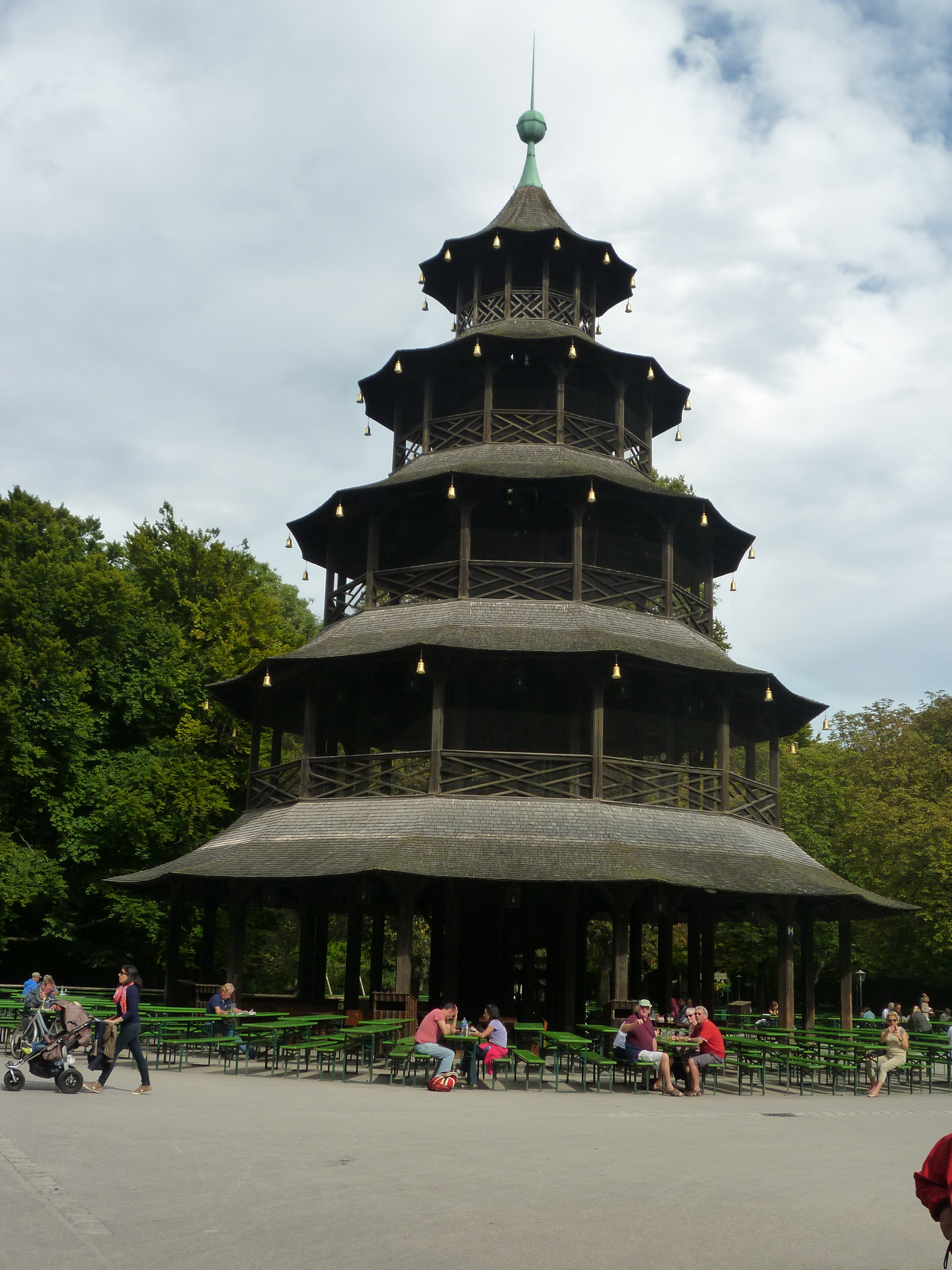 A Londoner from Afar Goes to Munich1 - The Chinese Tower and Beer Garden