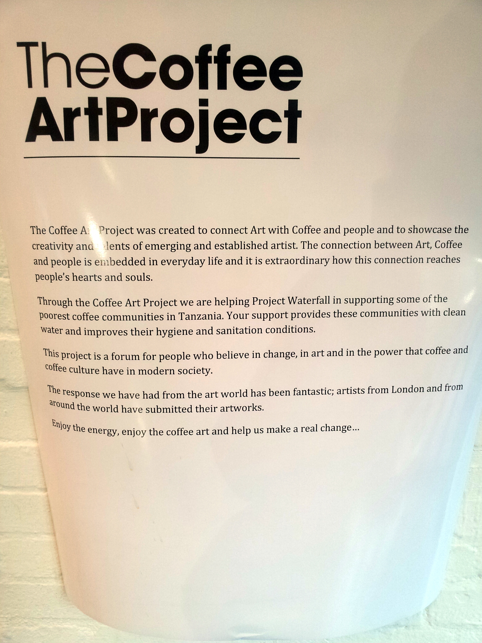 Arty Coffee - The Coffee Art Project