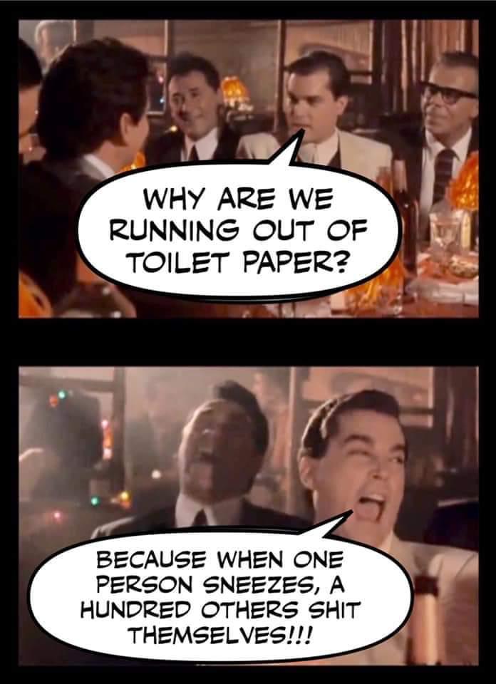 Why have we run out of toilet paper?