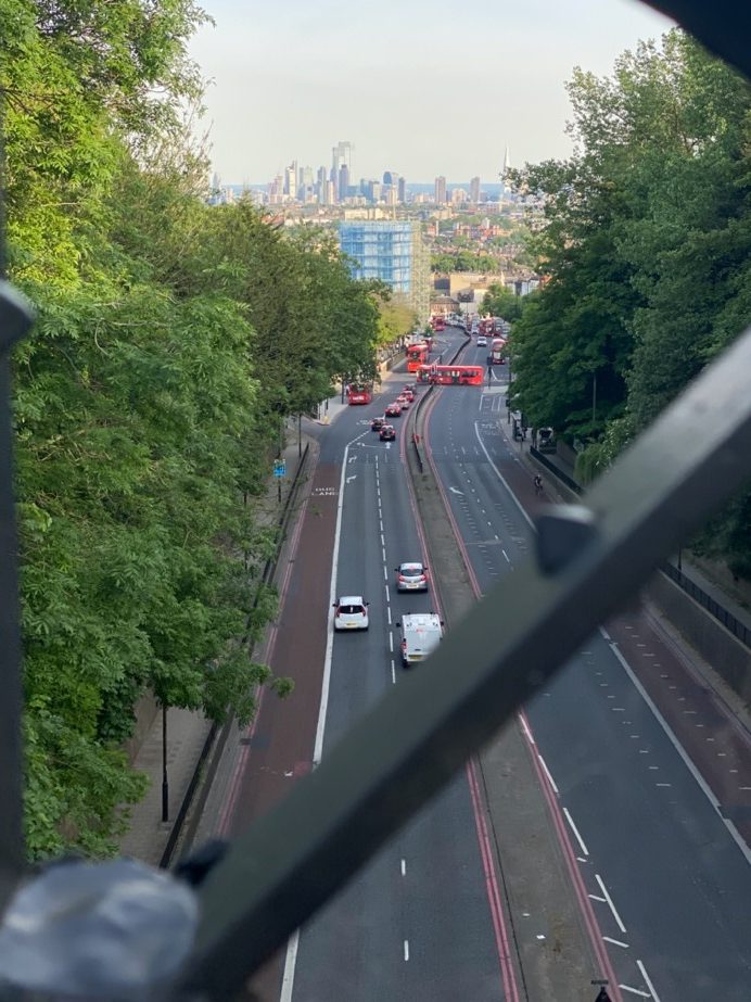 A1 to Archway looking empty during lockdown